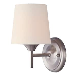 Parker Mews 1-Light Brushed Nickel Wall Fixture