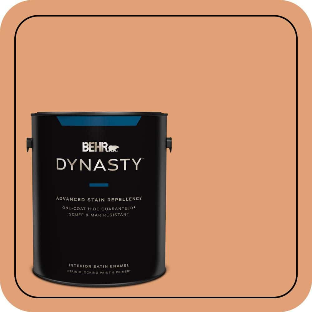 1 gal. #M220-5 Roasted Seeds Satin Enamel Interior Stain-Blocking Paint and Primer price history on PriceWatchPro