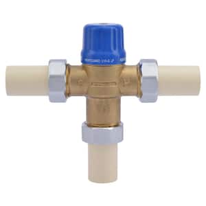 3/4 in. HG-110 Brass Thermostatic Mixing Valve with CPVC ends