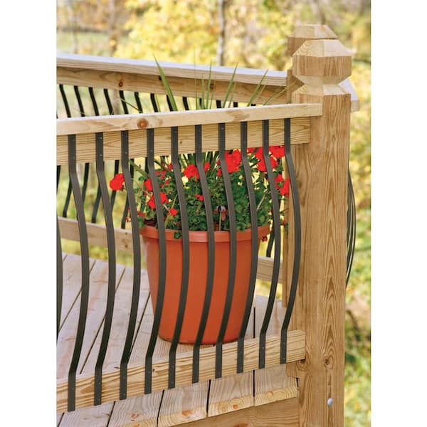 ProWood 32-1/4 in. x 1 in.Bronze Aluminum Arch Baluster (14-Pack)