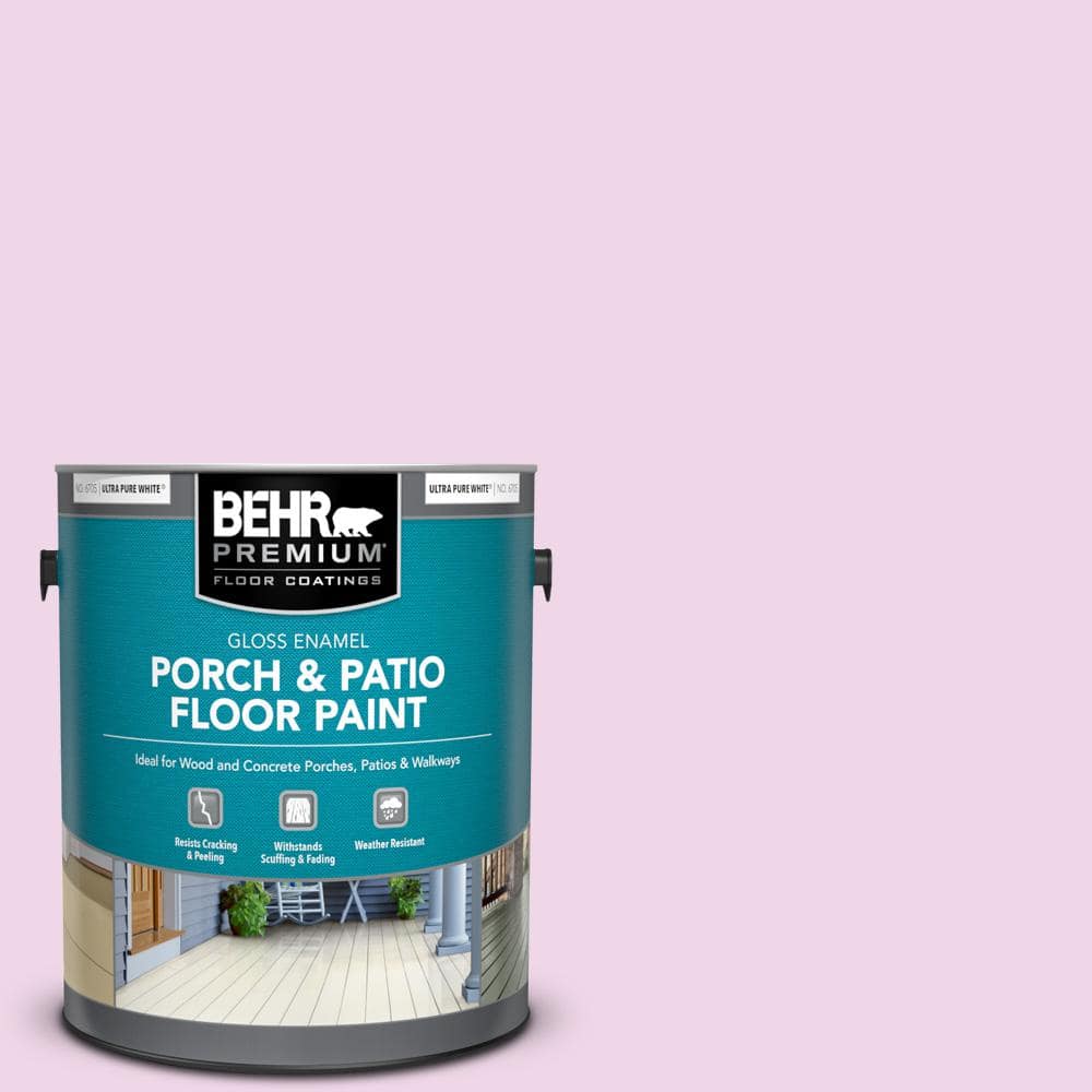 BEHR PREMIUM 1 gal. #P110-1 All Made Up Gloss Enamel Interior/Exterior Porch and Patio Floor Paint