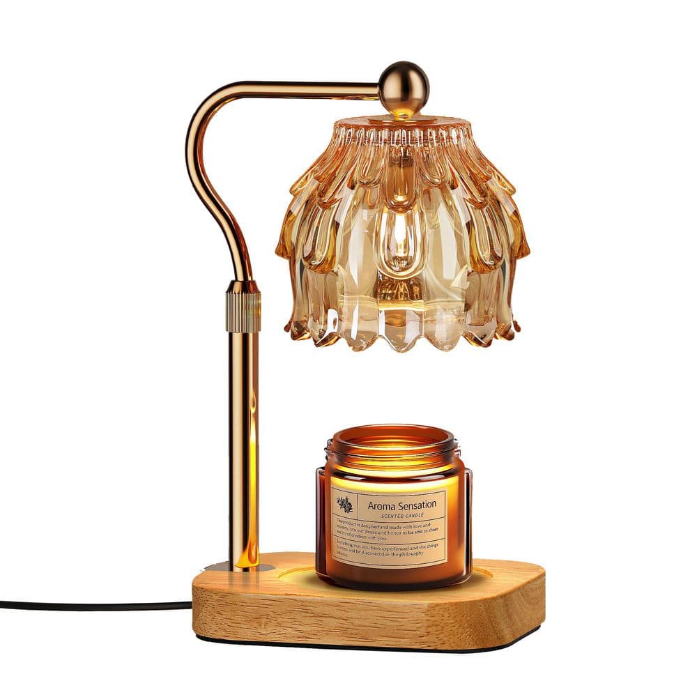 Rottogoon 12.4 in. Candle Warmer Lamp with Timer and Dimmer