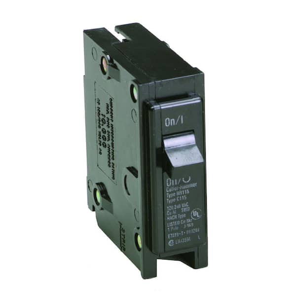 Eaton BR 15 Amp 120/240 Volts Single Pole Circuit Breaker Contractor (Pack of 10)