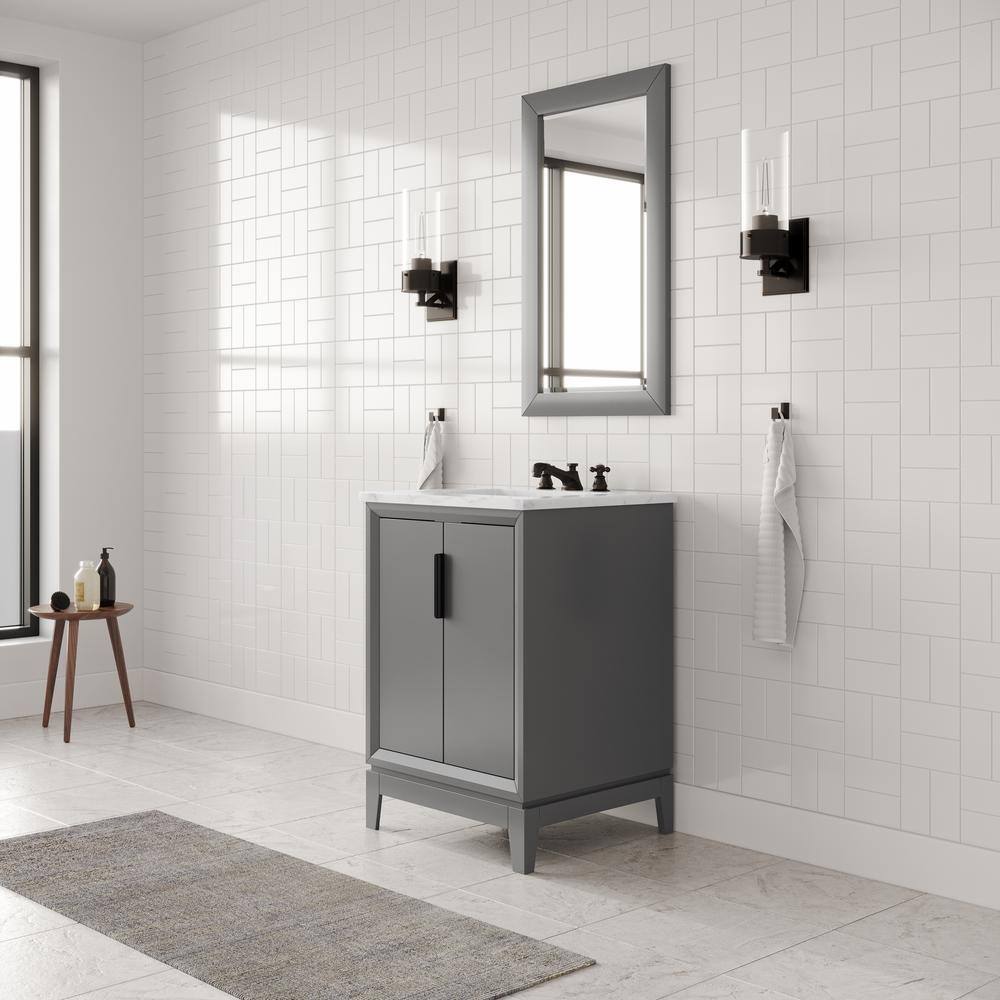Oil Rubbed Bronze Widespread Bathroom Faucet with Cross Handles