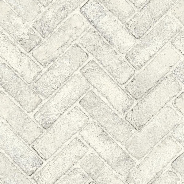 Chesapeake Canelle White Pre-Pasted Non-Woven Wallpaper Sample