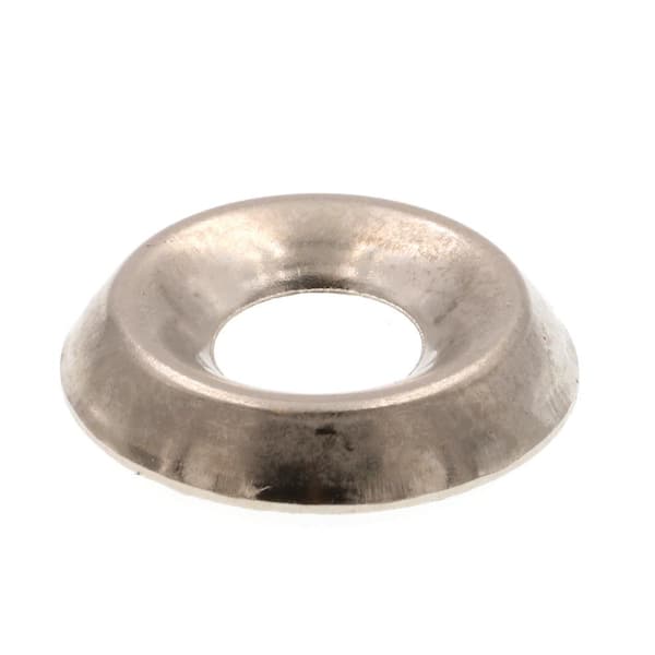 Prime-Line #10 Nickel Plated Steel Countersunk Finishing Washers (50-Pack)