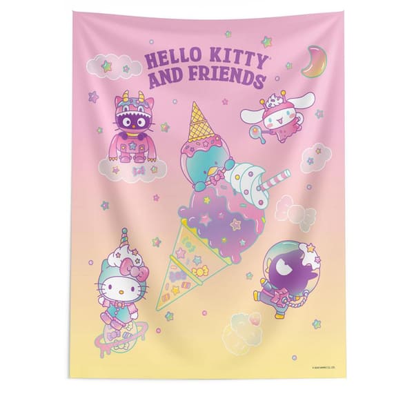 THE NORTHWEST GROUP Sanrio Hello Kitty and Friends Dreamland Printed Wall Hanging