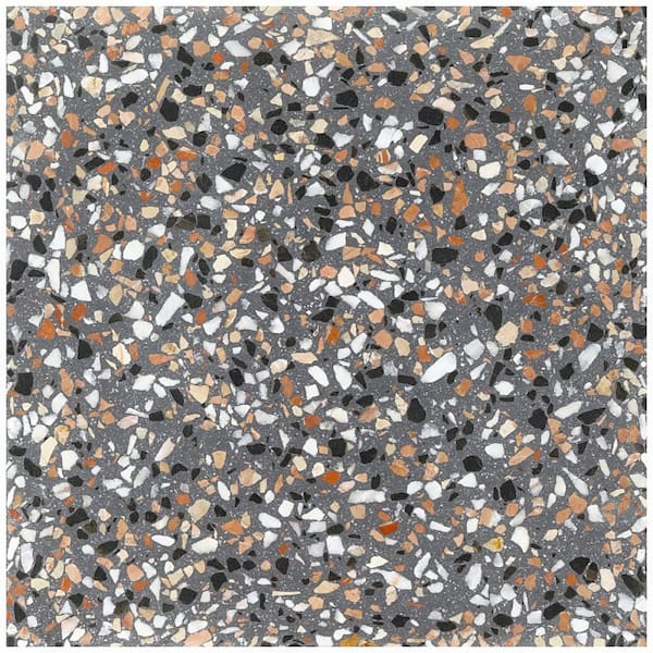 Ivy Hill Tile Raleigh Paradiso 4 in. x 0.71 in. Polished Terrazzo Floor and Wall Tile Sample