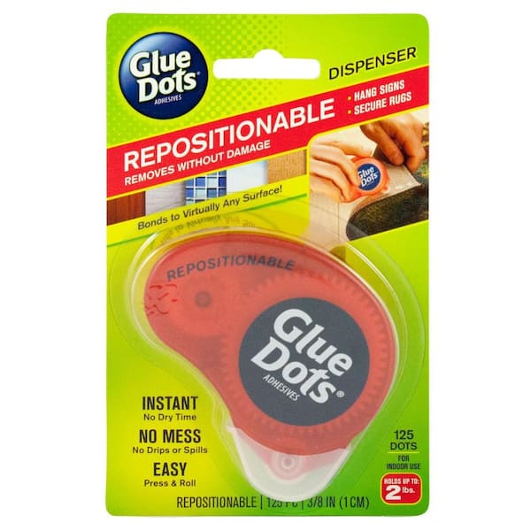 Glue Dots Repositionable Disposable Dispenser (6-Pack) 37110 - The Home  Depot