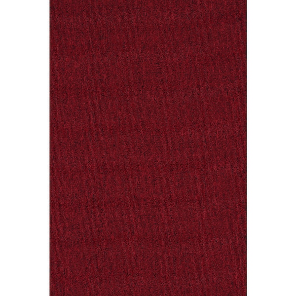 TrafficMaster Viking - Berry Red- 12 ft. Wide x Cut to Length 11.5 oz. Olefin Loop Carpet