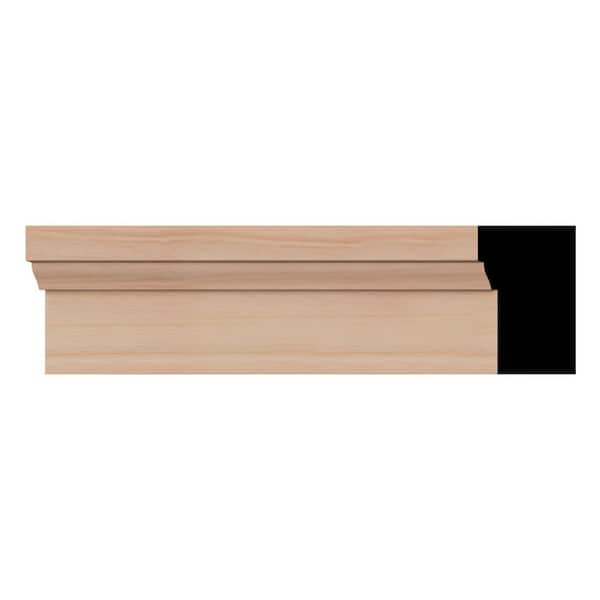 Ekena Millwork WM180 1.25 in. D x 2 in. W x 96 in. L Wood (Cherry) Crown Molding