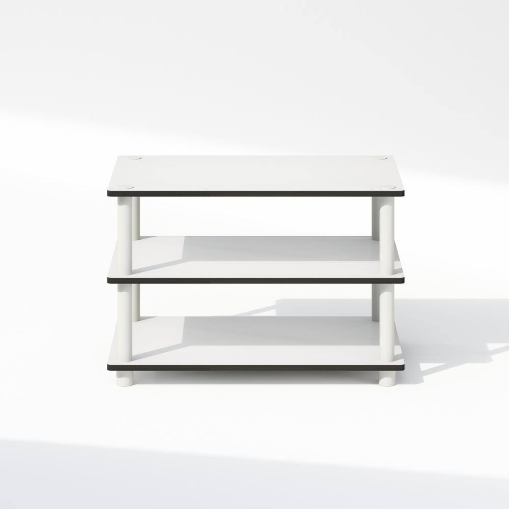 White Particle Board 3-Tier Multipurpose Printer Stand