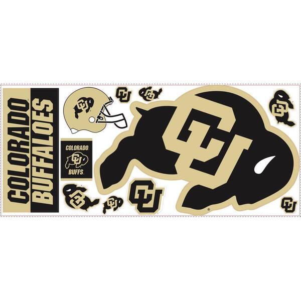 RoomMates University of Colorado Giant Peel and Stick Wall Decals