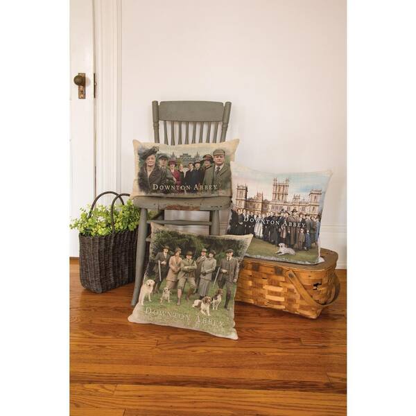 Heritage Lace Downton Cast Oyster Season Five Season Decorative Pillow