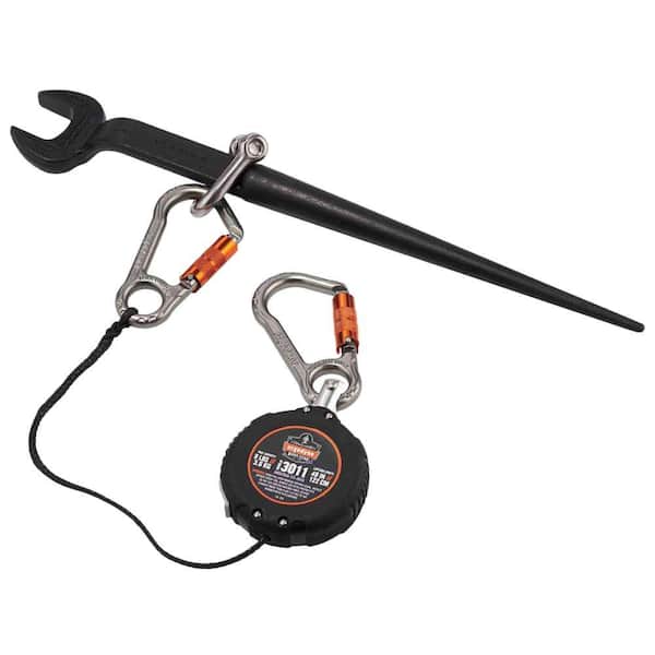 Ergodyne Tool Lanyard 3001 - Squids - Retractable - 2 lbs - W Carabiner & Loop Attachment