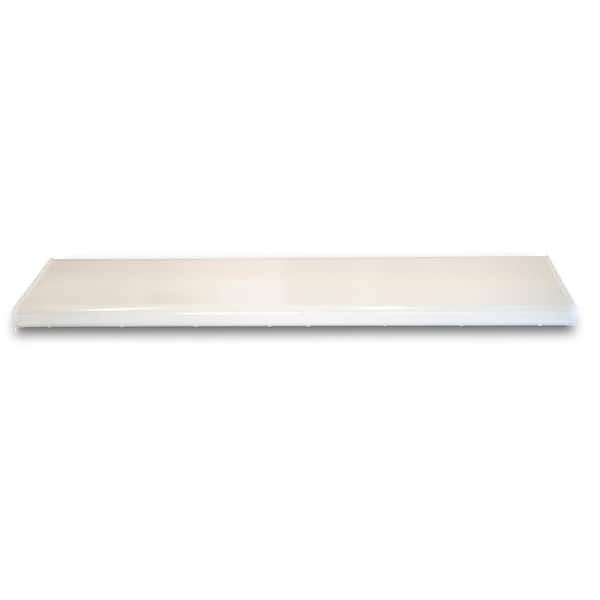 4 ft. 6293 Lumens 128-Watt Equivalent Integrated LED Dimmable White Diffused Lens Wraparound Light, 5000K Daylight 4 ft. 6293 Lumens 128-Watt Equivalent Integrated LED Dimmable White Diffused Lens Wraparound Light, 5000K Daylight