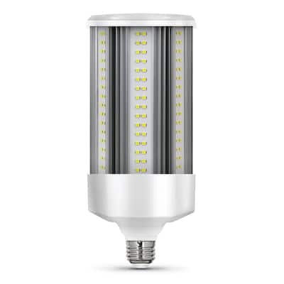500-Watt Equivalent Corn Cob E26 with E39 Mogul Adapter High Lumen HID Utility LED Light Bulb Daylight (5000K) (1-Bulb)