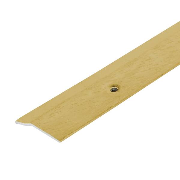 1-3/8"X 144" SATIN BRASS ALUMINUM CARPET TRIM HAMMERED