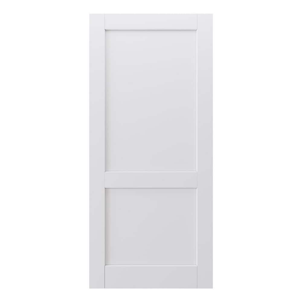 36 in. x 80 in. 2 Panel White Primed Solid Core MDF Composite Multi-usage Interior Door Slab without Hardware price history on PriceWatchPro