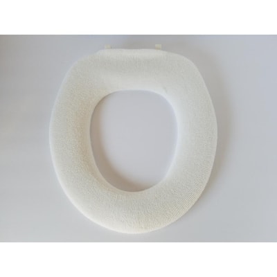 White SoftnComfy Toilet Seat Cover