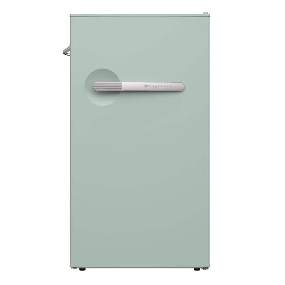 3.2 cu. ft. Retro Mini Refrigerator with Side Bottle Opener in Sage Green
