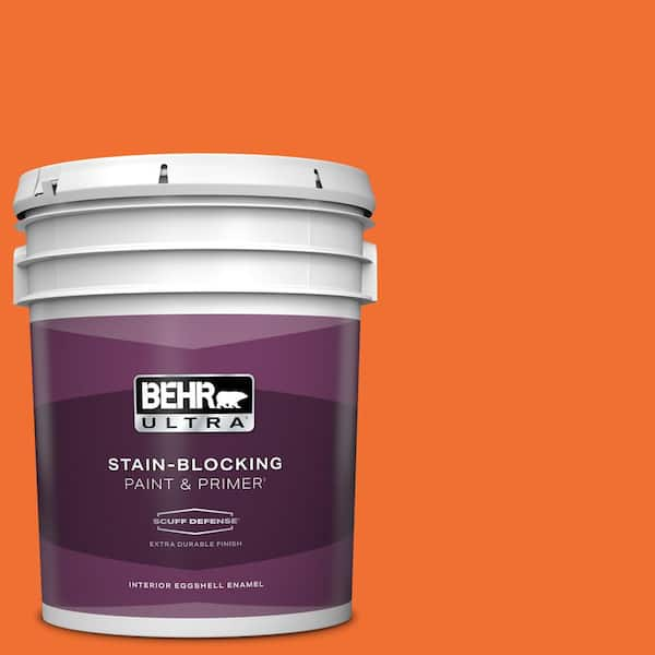 BEHR ULTRA 5 gal. #S-G-240 Dragon Fire Extra Durable Eggshell Enamel Interior Paint & Primer