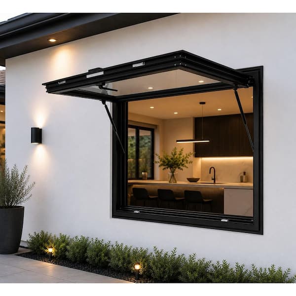 TEZA DOORS Teza 48 in. x 48 in. Aluminum Low-E Double-Pane Clear
