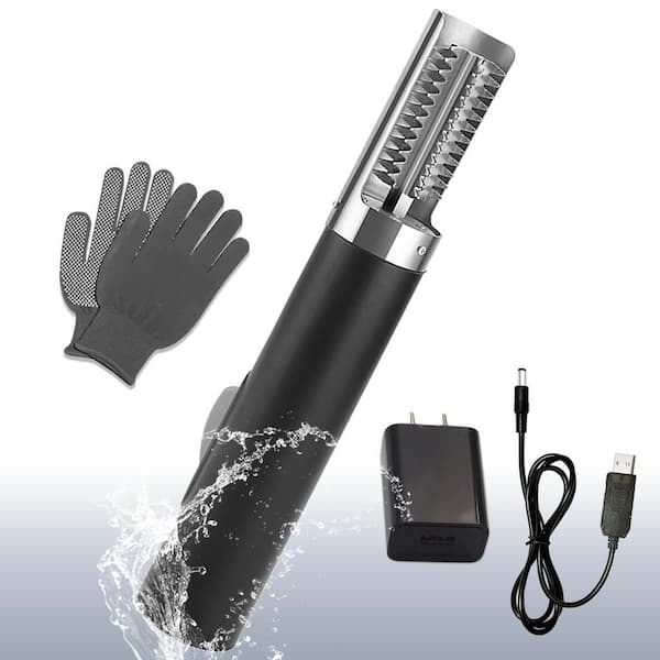 Wudkey Black Powerful Electric Fish Scaler, Fish Cleaning Tool, Cordless Fish Scaler for Chef and Home Cooks