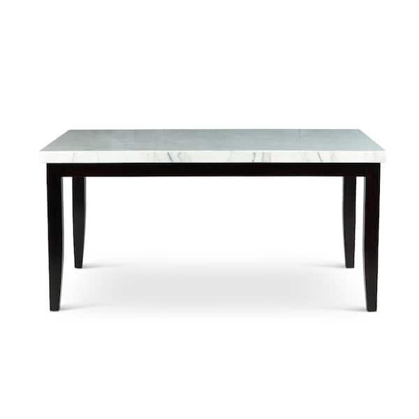 Steve Silver Westby White Marble Top Dining Table