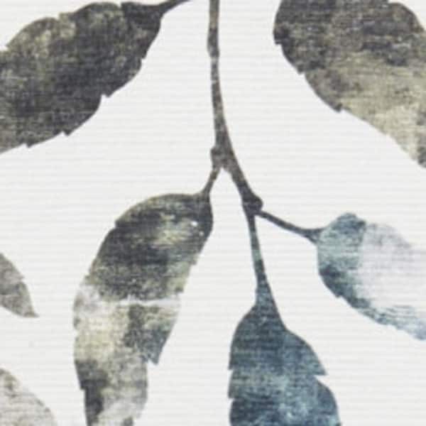 4 ft. x 6 ft. Green and Ivory Floral Power Loom Washable Non Skid Area Rug