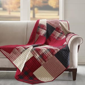 Sunset Red Throw Blanket