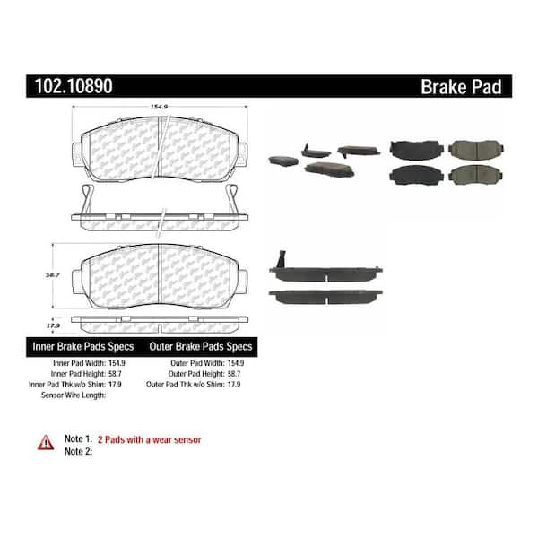 Centric Parts Disc Brake Pad Set
