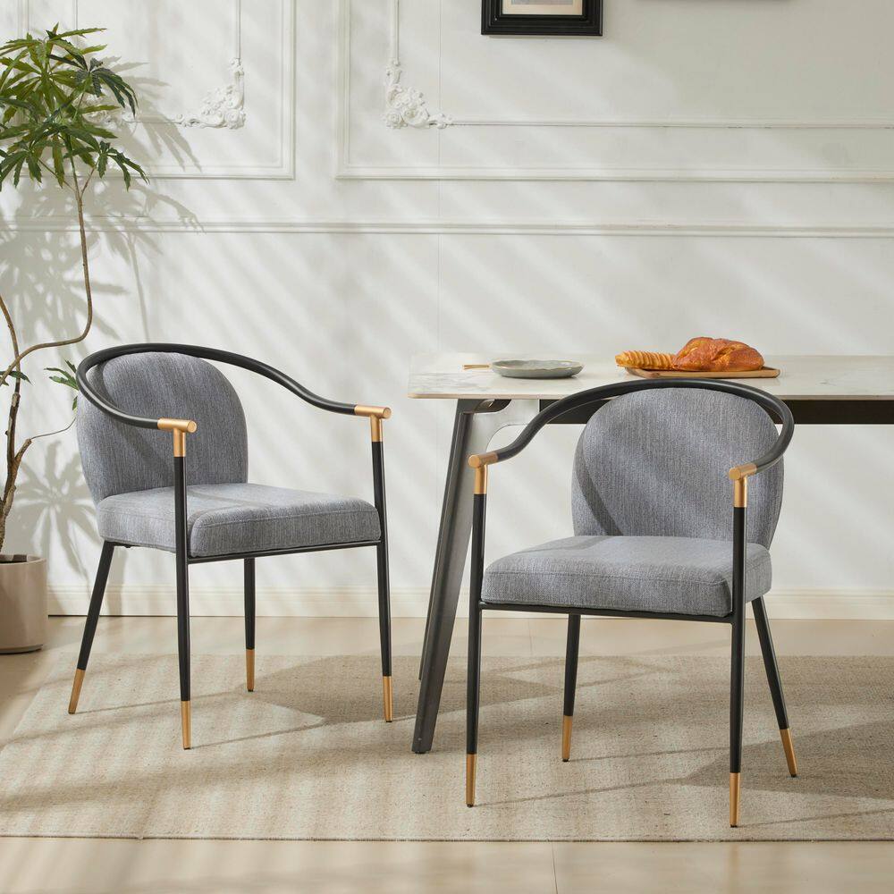 Gray Finish Metal Outdoor Dining Chair (Set of 2) price history on PriceWatchPro