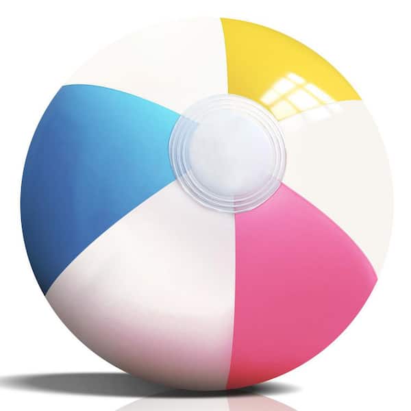 20 6 Pack Intex Glossy Panel Colorful Beach Ball 