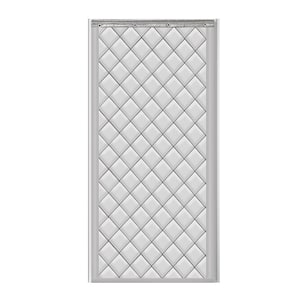31.5 in. x 79 in. Silver PU Plastic Thermal Insulated Door Curtain Other Screen Door Noise Reduction Waterproof