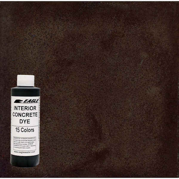 Eagle 1 gal. Malt Brown Interior Concrete Dye Stain Makes with Water from 8 oz. Concentrate
