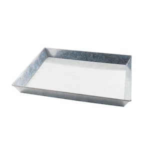 20.5 in. L Grey Steel Ash Pan for Small Basket Grate
