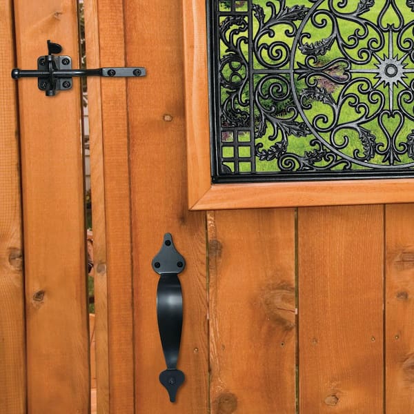 NUVO IRON Black Heavy-Gauge Galvanized Steel Gate Combo Kit (24-Pack)