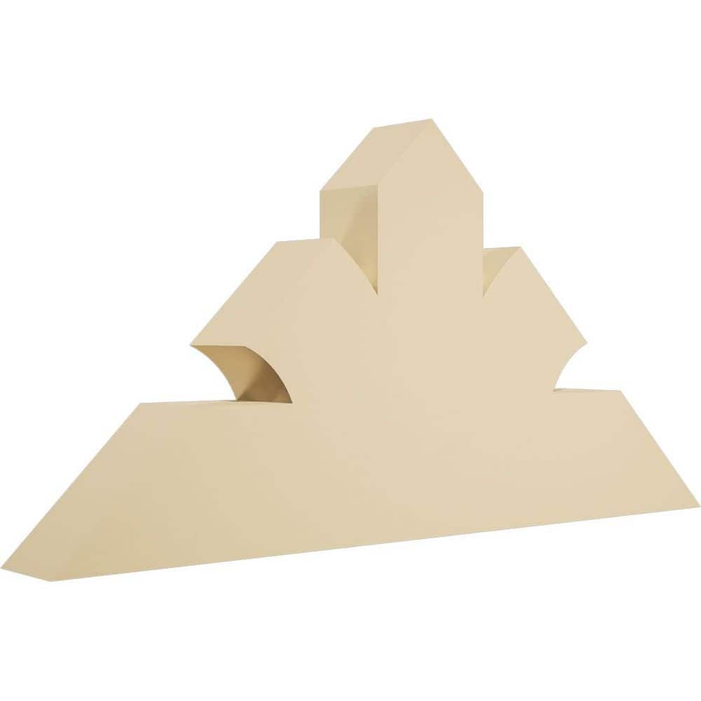 Ekena Millwork 36 in. W x 18 in. H x 4 in. D x 6 in. F, 12/12 Pitch ...