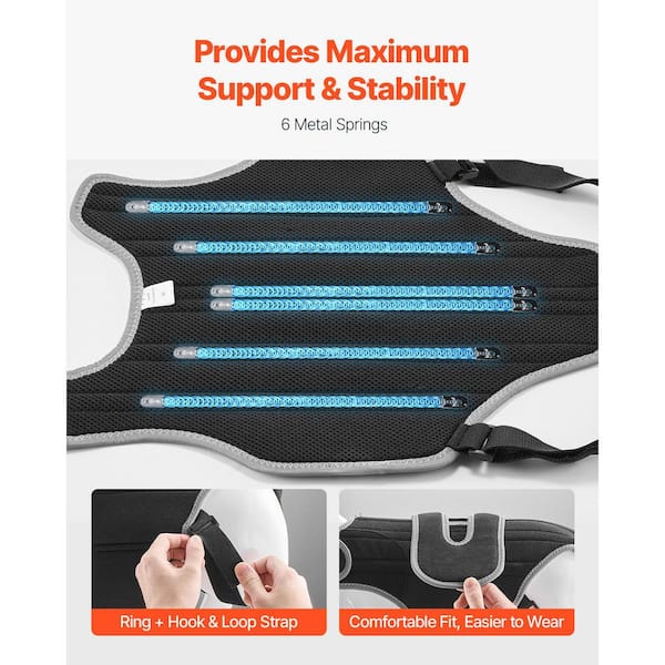 SKYSHALO Dog Back Brace for IVDD, Orthopedic Support Back Brace