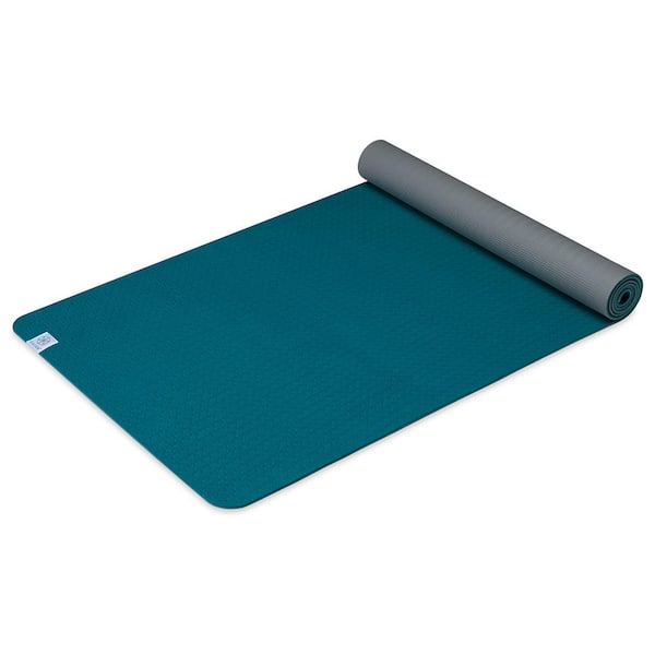 GAIAM Performance Solid Lake 24 in. W x 68 in. L x 6 mm TPE Yoga Mat (11.33  sq. ft.) 05-63030 - The Home Depot