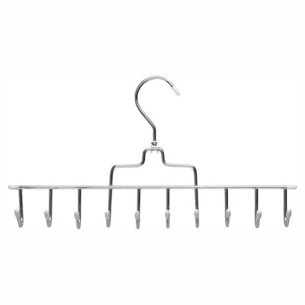 Honey-Can-Do White Steel Belt Hangers 2-Pack