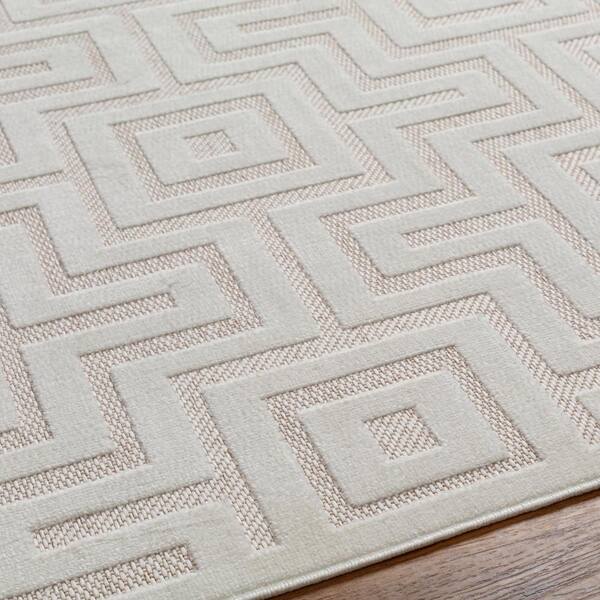 Artistic Weavers Stanley Tan/Cream 8 ft. x 10 ft. Indoor Area Rug