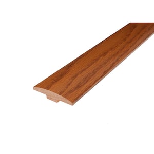 Adelle 0.28 in. Thick x 2 in. Wide x 78 in. Length Low Gloss Wood T-Molding