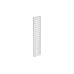 60 in. H x 12 in. W Black Metal Grid Wall Panel (3-Pack)