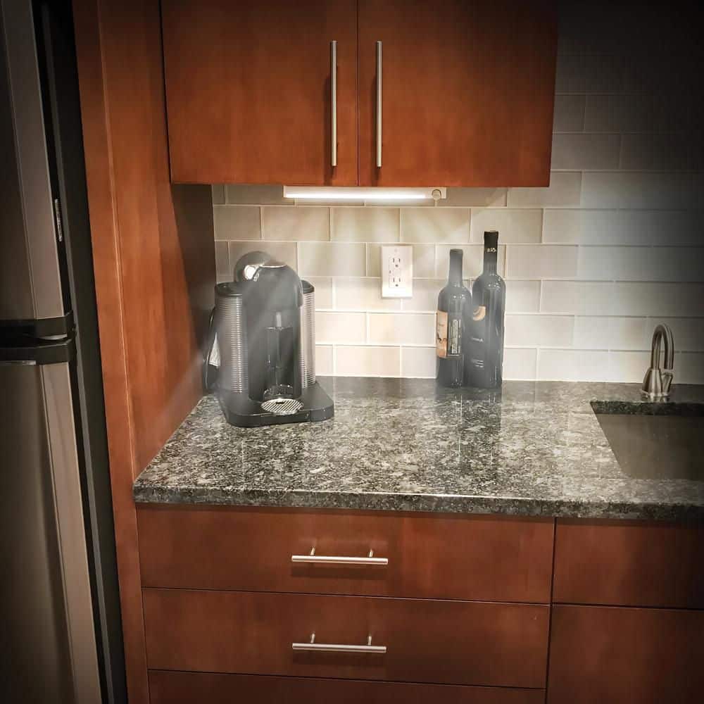 Slim White LED Motion Activated Under Cabinet Light