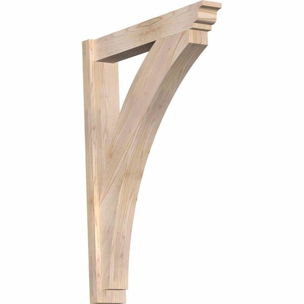 Ekena Millwork 6 in. x 42 in. x 30 in. Thorton Traditional Smooth Douglas Fir Outlooker