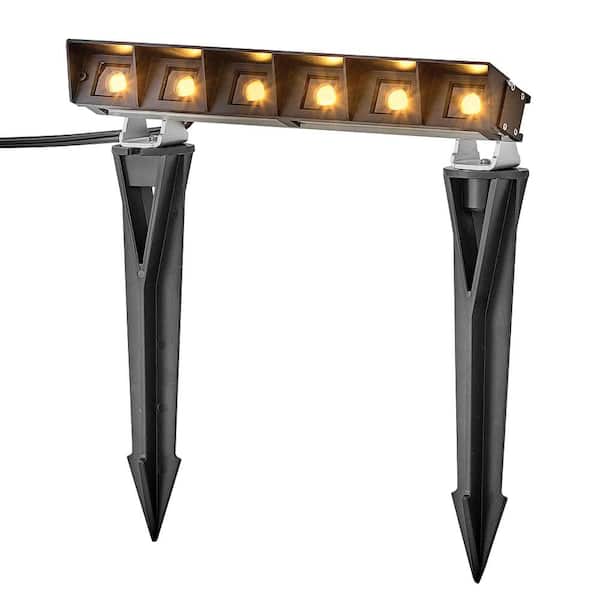 Vestra 350 Lumen Brushed Nickel Low Voltage Integrated LED Spotlight with No Additional Features