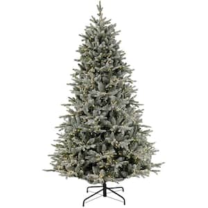 7.5 ft. Prelit Holliston Artificial Christmas Tree with Dual Color LED Cosmic Lights
