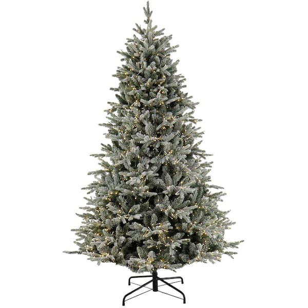 National Tree Company 7.5 ft. Prelit Holliston Artificial Christmas Tree with Dual Color LED Cosmic Lights